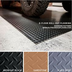 different colors of diamond plate flooring