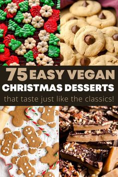 75 easy vegan christmas desserts that taste just like the classic cookies and pretzels