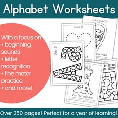 the alphabet worksheets for preschool