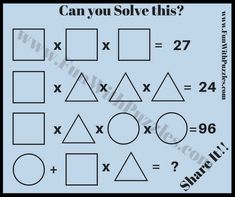 a poster with the words can you solve this?