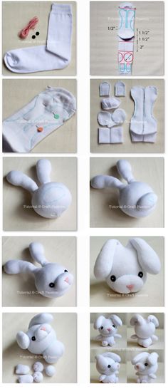 the instructions for how to make stuffed animals