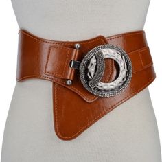 Steampunk belt : highlight your waistline wit this wide waist belt Belt for women Belts Material: Split Leather and metal Belt width: 2.5" | 6.5cm Steampunk Belt, Red Belt, Stretch Belt, Wide Waist, Metal Belt, Brown Belt, Cow Boy, Issey Miyake, Leather Items