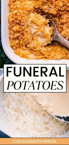 Funeral Potatoes Frozen Hash Browns, Chelsea's Messy Apron, Hash Browns, Creamy Sauce, Popular Recipes, Apron, Frozen, Sauce, Baking