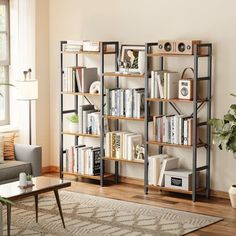 This ladder-shaped bookcase comes with 17 open storage shelves that can be used to store booksCDsor display various decorations according to your preferencesIt is not just a bookshelfbut also a perfect art decoration for your living room and officeLatitude RunSize(4 Shelves54.6H x 62.2W x 10.2DColorRustic BrownLatitude Run4-layer triple-width open bookcase in Rustic Brown54.6H x 62.2W x 10.2DWayfair Wide Bookshelf, Open Display Shelf, Shelf Book, Open Bookcase, Etagere Bookcase, Bookcase Shelves, Open Storage