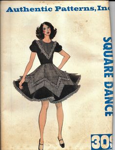 an old fashion sewing pattern for a woman's dress