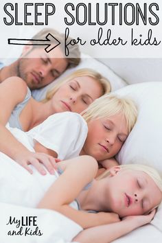 Tips, tricks and sleep solutions for older kids. How to help them become better sleepers! Sleep Strategies, Sleep Remedies, Sleep Solutions, Become Better, Sleep Issues