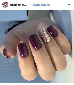 Purple Acrylic Nails, Manicure Nail Designs, Casual Nails, Fall Nail, Dip Powder, Fancy Nails, Short Acrylic Nails