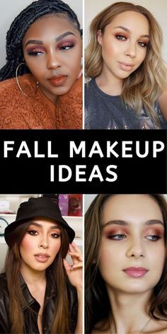 Fall Makeup Ideas, Makeup Ideas For Black Women, Looks For Green Eyes, Autumn Styles, Natural Makeup Style, Soft Smokey Eye, Burgundy Lips, Aesthetic Styles, Autumn Looks