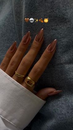 Nails For Autumn 2024, Autumn Inspo Nails, Nail Art Autumn 2024, Nail Fall Inspiration, It Girl Nails Aesthetic, Nail For Autumn, Fall Acrylic, Cute Nails Autumn, Nail Designs For Autumn