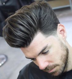 2016 Hairstyles, Straightening Curly Hair, Pompadour Haircut, Modern Pompadour, Gents Hair Style, Pompadour Hairstyle, Mens Hairstyles Medium, Quiff Hairstyles, Face Shape Hairstyles