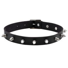 PRICES MAY VARY. Package Content: 1 * PU Leather Gothic Studded Choker Collar. Quality Material-- Made with Soft Leather and Comfortable to Wear. Adjustable Size --Length: 12-15.7 inches; Width:0.8". Suitable for -- It's cool for men women wearing on special occasions such as 80s theme party, 90s theme party, Heavy Metal Rock Concert, Music Carnival,Disco Ball, Halloween Festival, Christmas Day, etc. They will bring more highlights of your dress up and will make you look more beautiful. Gifts fo Adjustable Grunge Choker For Cosplay, Punk Choker With Spikes, Punk Leather Jewelry With Rivets, Edgy Adjustable Rivets Choker, Adjustable Punk Choker With Spikes, Adjustable Edgy Leather Choker, Punk Leather Jewelry For Concerts, Punk Leather Jewelry For Festivals, Edgy Leather Jewelry For Concerts