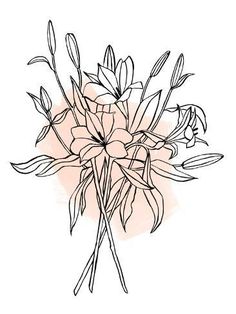 size: 12x9in Art Print: Lilies on Pink II by Emma Scarvey : Lily If The Valley, Lilly Drawing, Easter Lilly, Black Framed Art, Art Print Display, Outdoor School, Gloss Lipstick, Pink Accents, Mens Gift Sets