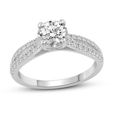 Rings For Chubby Fingers, Engagement Rings Zales, Kay Jewelers Engagement Rings, Jared Diamond, Jared The Galleria Of Jewelry, Gold Diamond Engagement Rings, Rings Collection, Ring Styles, Kay Jewelers