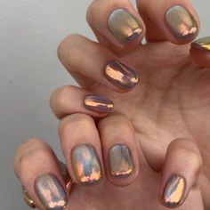 Olive Skin Tone Nails, Labradorite Nails, Nail Ideas For Summer, Small Nails, Nails Salon, E Mc2, Top Nail, Nails 2024