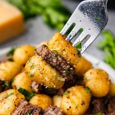 Juicy, flavorful steak bites with buttery golden-crisp gnocchi is a restaurant-quality meal you can easily make in an air fryer.