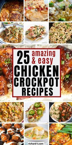 25 amazing and easy chicken crockpot recipes