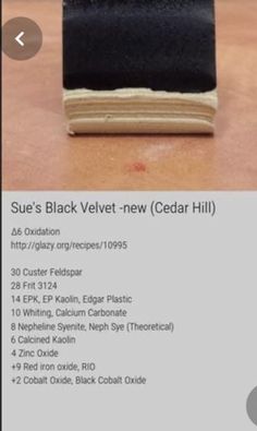 a black velvet - new cedar hill stamp