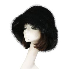 PRICES MAY VARY. This hat is characterized by elegant appearance and fine workmanship, which enables it to be a super warm gift on the cold winter for your family and friend to give them a surprise. Featuring fluffy faux fur design, this hat can add the sense of luxury, offer unparalleled comfort level and softness and effectively resist the cold wind to better protect your head and ears and keep warm in cold weather. It is constructed of acrylic fiber material. Size Details: Head Circumference: Bucket Hat Winter, Fuzzy Bucket Hat, Fluffy Bucket Hat, How To Wash Hats, Acrylic Fiber, Ear Protection, Winter Girls, Fur Hat, Winter Warmers