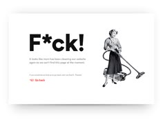 a woman with a vacuum in her hand and the words f k on it are written below