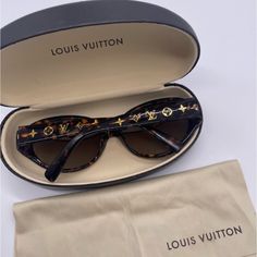 Selling Authentic Louis Vuitton Sunglasses With Monogram Design At The Side, No Scratches, Sign Of Use, Good Condition With Case Please Look At Photos Carefully. What You See Is What You Get. Louis Vuitton Sunglasses, Louis Vuitton Accessories, Monogram Design, What You See, Authentic Louis Vuitton, Brown Gold, Sunglasses Accessories, Look At, Louis Vuitton