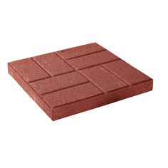 a red brick laying on top of each other