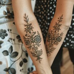 Intricate Friendship Tattoos Tattoo Sketches Outdoor Tattoos Women, Scottish Inspired Tattoos, Bridesmaid Tattoos, Outdoor Tattoos, Outdoor Tattoo, Friendship Tattoos, Discreet Tattoos, Body Modifications