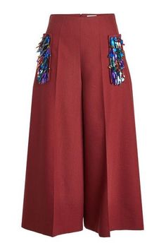 Metallic Trousers, Skirt Inspiration, Red Trousers, Mode Kimono, African Inspired Clothing, Metallic Pants