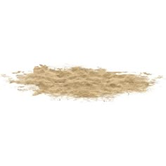 a pile of sand sitting on top of a white surface