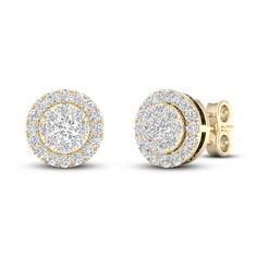 Jared Diamond, Earrings 2022, Gold Diamond Stud Earrings, Forevermark Diamonds, 2023 Ideas, Rose Gold Drop Earrings, Yellow Gold Stud Earrings, Gold Diamond Earrings Studs, Gold Diamond Studs