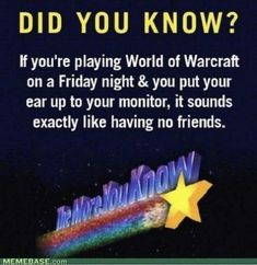 an advertisement for warcraft, which is featured in the movie's title and features a rainbow - colored star