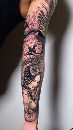 a person with a tattoo on their arm