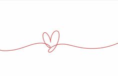 a red string with two hearts attached to it