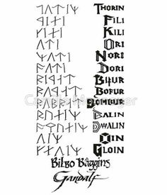 an old english alphabet tattoo design