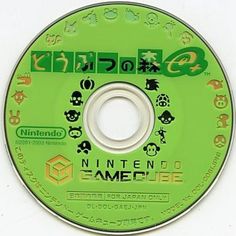 the cd is green and has japanese characters on it's disc label, which reads ninten games