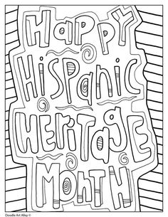 Hispanic Heritage Month Coloring Sheets, Spanish Heritage Month Activities Preschool, Spanish Heritage Month Decorations, Hispanic Heritage Activities For Kids, Hispanic Heritage Month Free Printables, Spanish Heritage Month Crafts, Hispanic Heritage Month Worksheets, Hispanic Heritage Month Art Lessons, Hispanic Heritage Month Projects