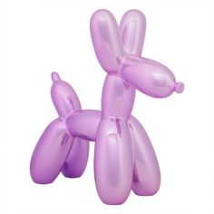 an inflatable balloon dog is shown against a white background