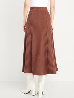 Cozy Ribbed Maxi Skirt | Old Navy Ribbed Maxi Skirt, Maxi Skirt Winter, Chic Pants, Feminine Blouses, Winter Skirt, Fall Skirts, Old Navy Women, Family Outfits, Business Casual Outfits