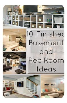 10 finished basement and rec room ideas