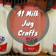 Halloween Milk Jug Crafts, Gallon Milk Jugs Ideas, Milk Bottle Crafts Christmas, Milk Jugs Crafts, Plastic Gallon Jug Crafts, Milk Gallon Crafts, Milk Jug Christmas Decorations, Milk Jugs Halloween