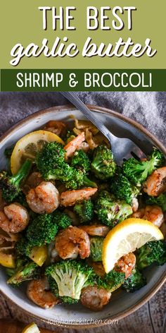 The Best Garlic Butter Shrimp And Broccoli. Less than 30 minutes, one pan and delicious. Great for a busy weeknight. Gain inspiration in garlic butter shrimp with broccoli, garlic butter shrimp broccoli, and honey garlic butter shrimp & broccoli. I love an easy dinner and this Garlic Butter Shrimp with Broccoli is all the best things an easy dinner is made of.