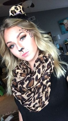 Womens Leopard Costume, Diy Leopard Costume Women, Leopard Halloween Costume Diy, Diy Cheetah Costume Women, Leopard Costume Diy, Zoo Animal Costumes Women, Leopard Face Makeup