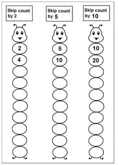 printable worksheet for counting the numbers to 10 and then place them on top of each other