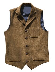 Army Green Vest, Herringbone Suit, Brown Vest, Red Vest, Green Vest, Grey Vest