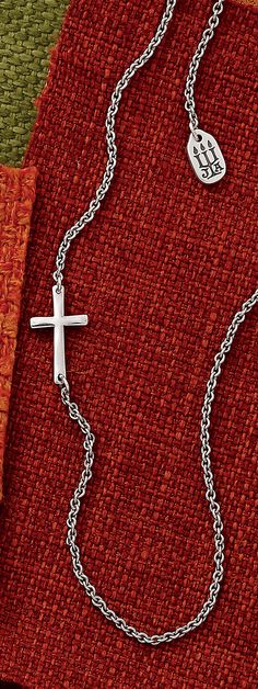 Fall Collection - Horizon Cross Necklace #JamesAvery Understated Jewelry, Boho Necklaces, Diamond Solitaire Pendant, Pineapple Necklace, Faith Journey, Cross Necklaces, Charm Choker Necklace, Bee's Knees