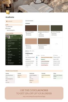 School Planner for Notion, College Notion Template Notion Template Ideas School, College Notion Template, Notion Template Ideas For Students, Notion For Students, College Notion, Notion Inspiration, School Planner Template, Study Planner Free, Notion Inspo