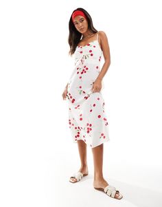 Dress by New Look Let's hear it for the dress Cherry print Sweetheart neck Tie front Sleeveless style Regular fit Mango Dress, Save Outfits, Cherry Dress, Cherry Print, Maxi Dress Trend, Sweetheart Neck, Petite Maternity, Hoodies For Sale, Prom Party Dresses