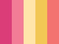 an image of a colorful background with stripes in pink, yellow and orange colors on the left side of the screen