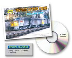 the dvd features an image of a train