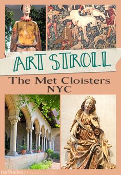 the cover of art stroull's book, featuring images of statues and paintings