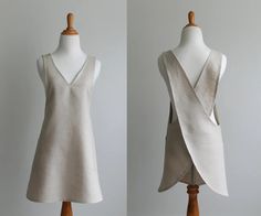 two images of a dress on a mannequin stand, one in grey and the other in beige